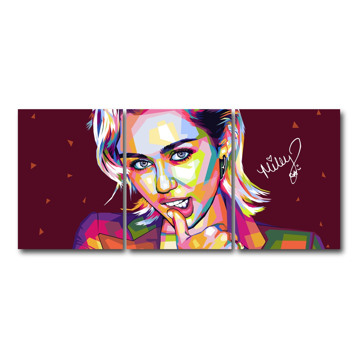 AUTO-MOCKUP WHITE | Miley | 3 Piece | Gallery Wrap Canvas | group=18x24