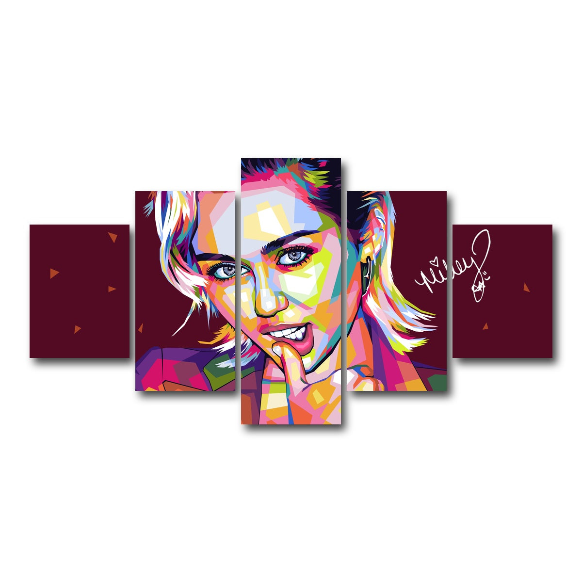 AUTO-MOCKUP WHITE | Miley | 5 Piece | Gallery Wrap Canvas | group=5_short