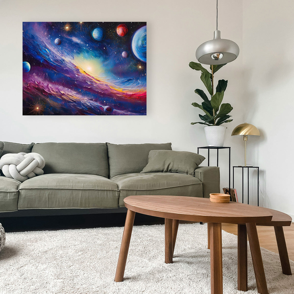 Milky Way Painting Wall Art