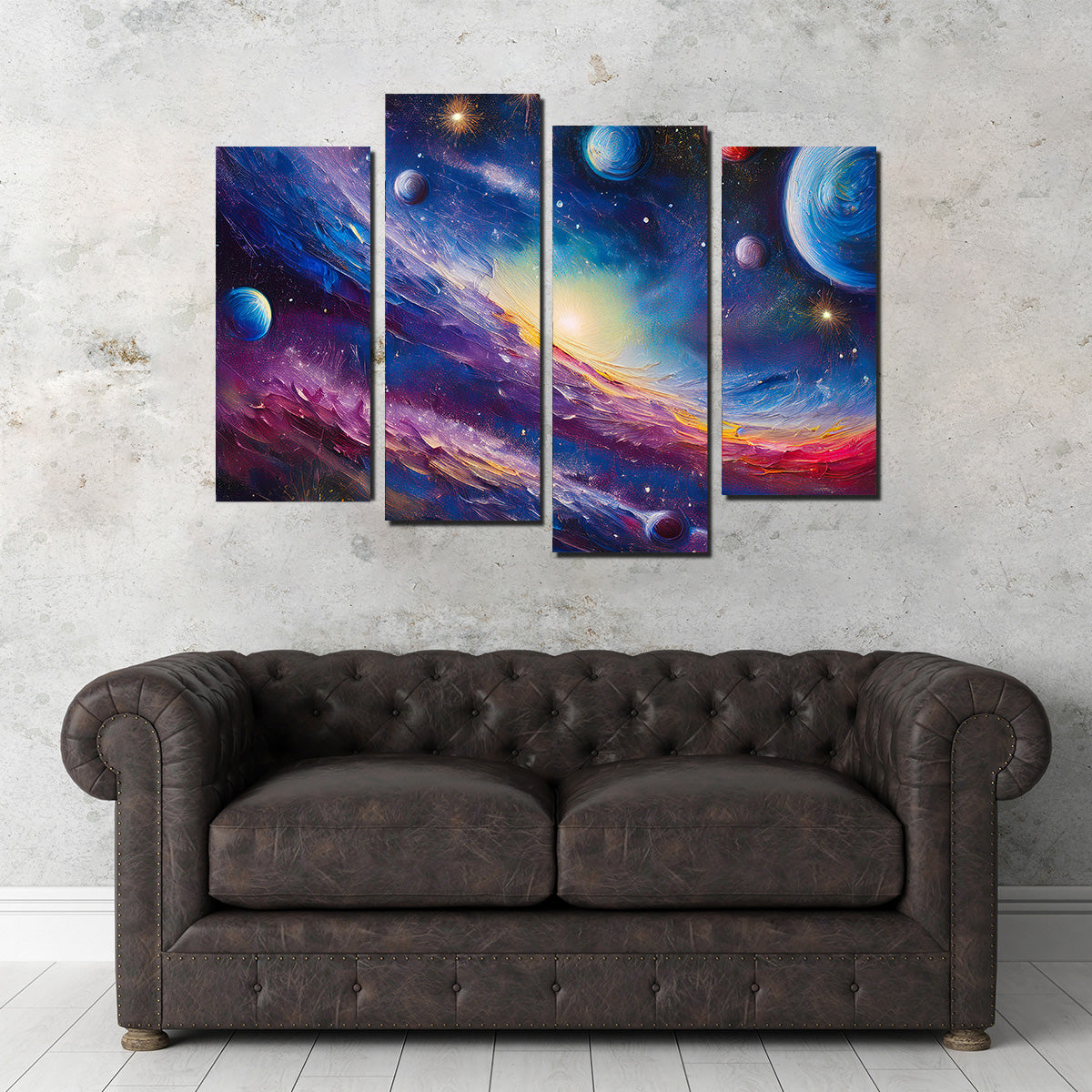 Milky Way Painting Wall Art