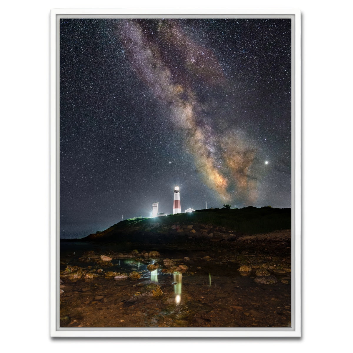 AUTO-MOCKUP WHITE | Milky Reflections | 1 Piece | White Framed Canvas | group=3x4