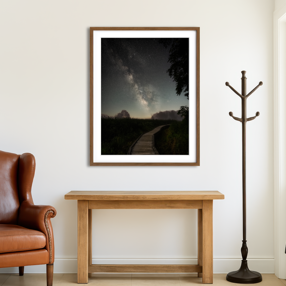 AUTO-MOCKUP ROOM | Milky Trails Wall Art