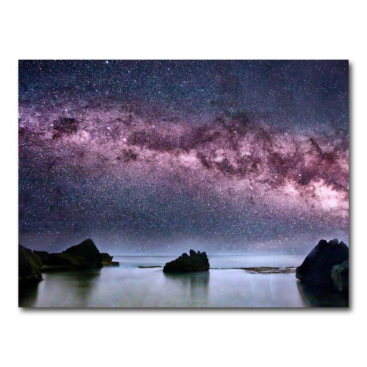 AUTO-MOCKUP WHITE | Milky Way Galaxy | 1 Piece | Gallery Wrap Canvas | group=4x3