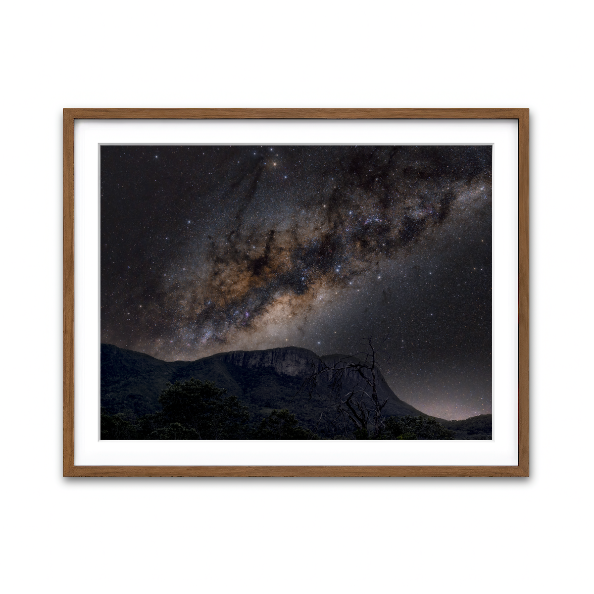 Framed Print 4x3 Walnut
