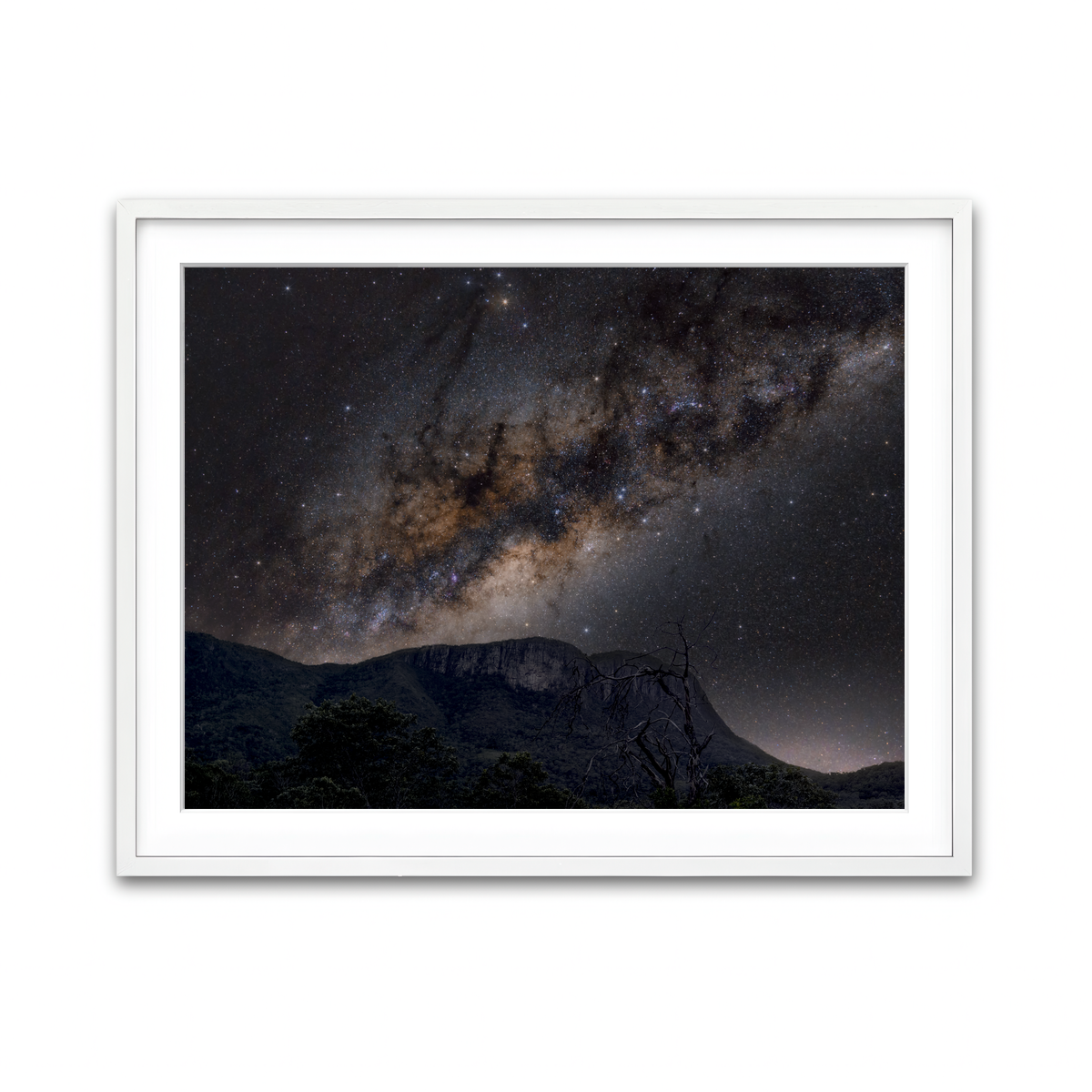 Framed Print 4x3 White