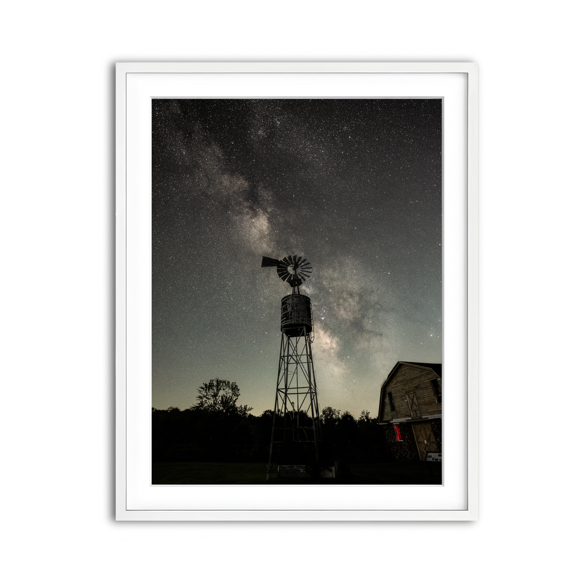 Framed Print 3x4 White