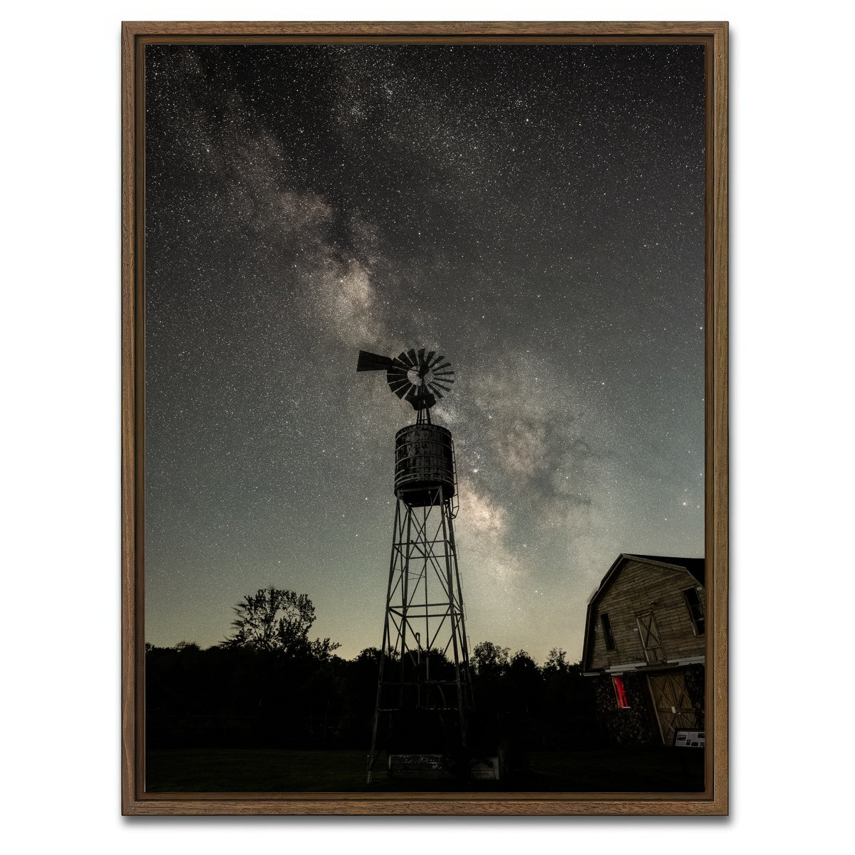 AUTO-MOCKUP WHITE | Milky Wind | 1 Piece | Walnut Framed Canvas | group=3x4