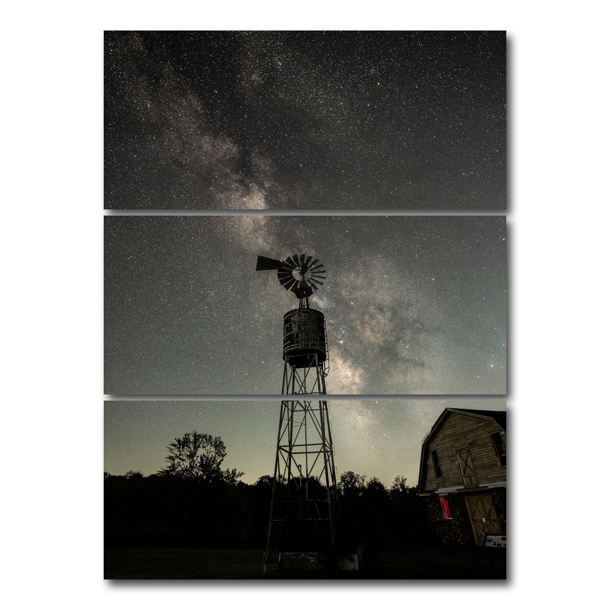 AUTO-MOCKUP WHITE | Milky Wind | 3 Piece | Gallery Wrap Canvas | group=8x18_stacked