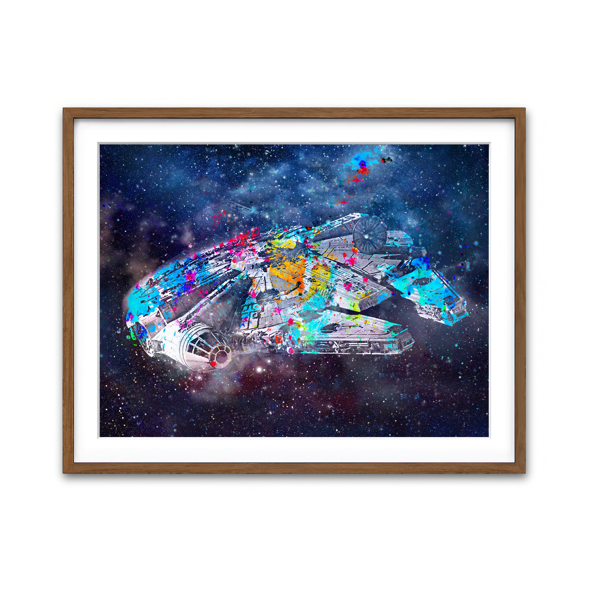 Framed Print 4x3 Walnut