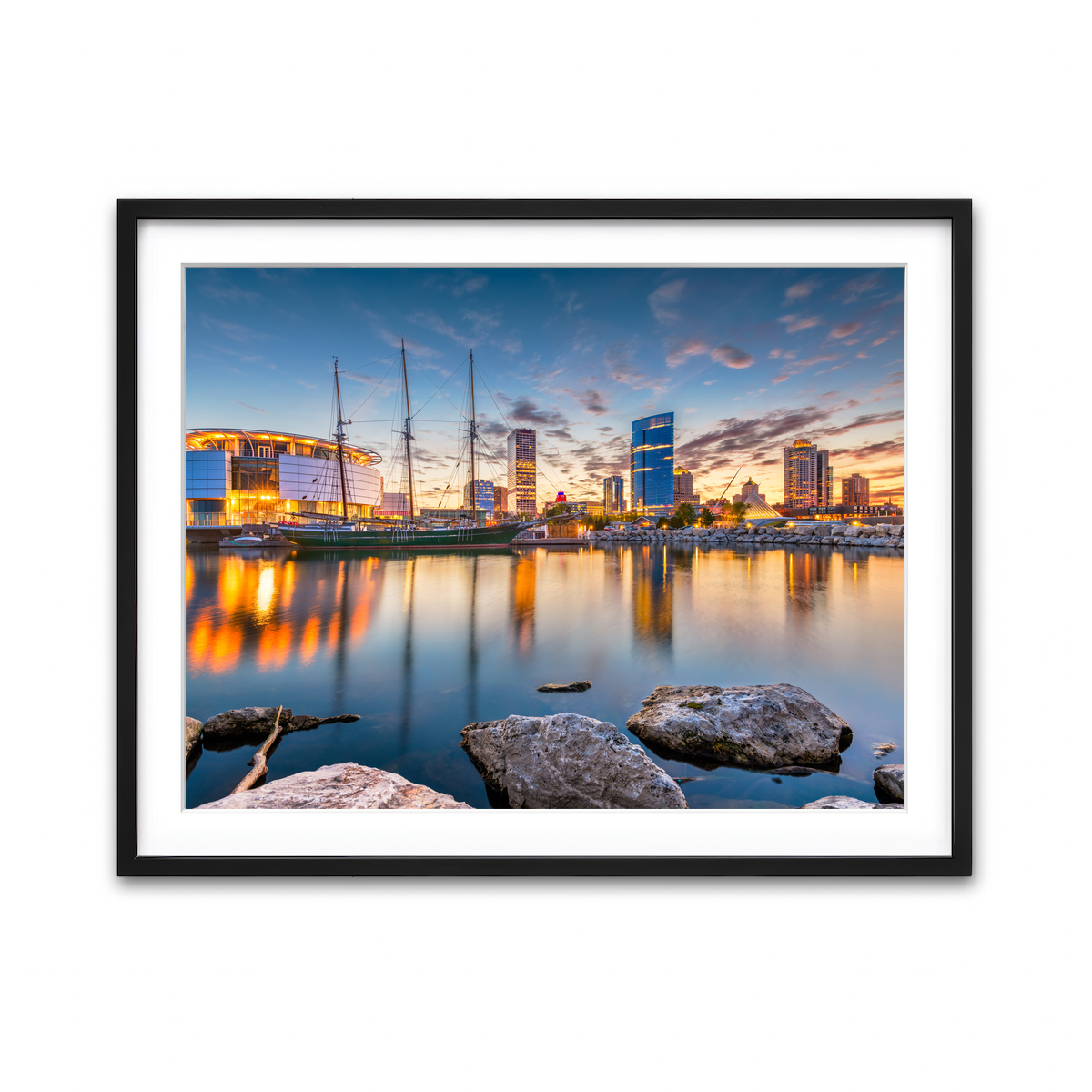 Framed Print 4x3 Black