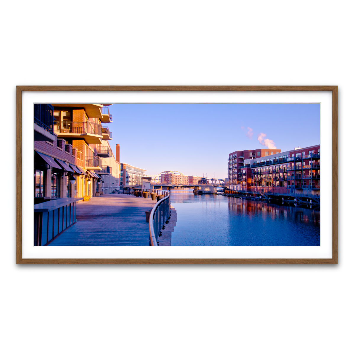 Framed Print 2x1 Walnut