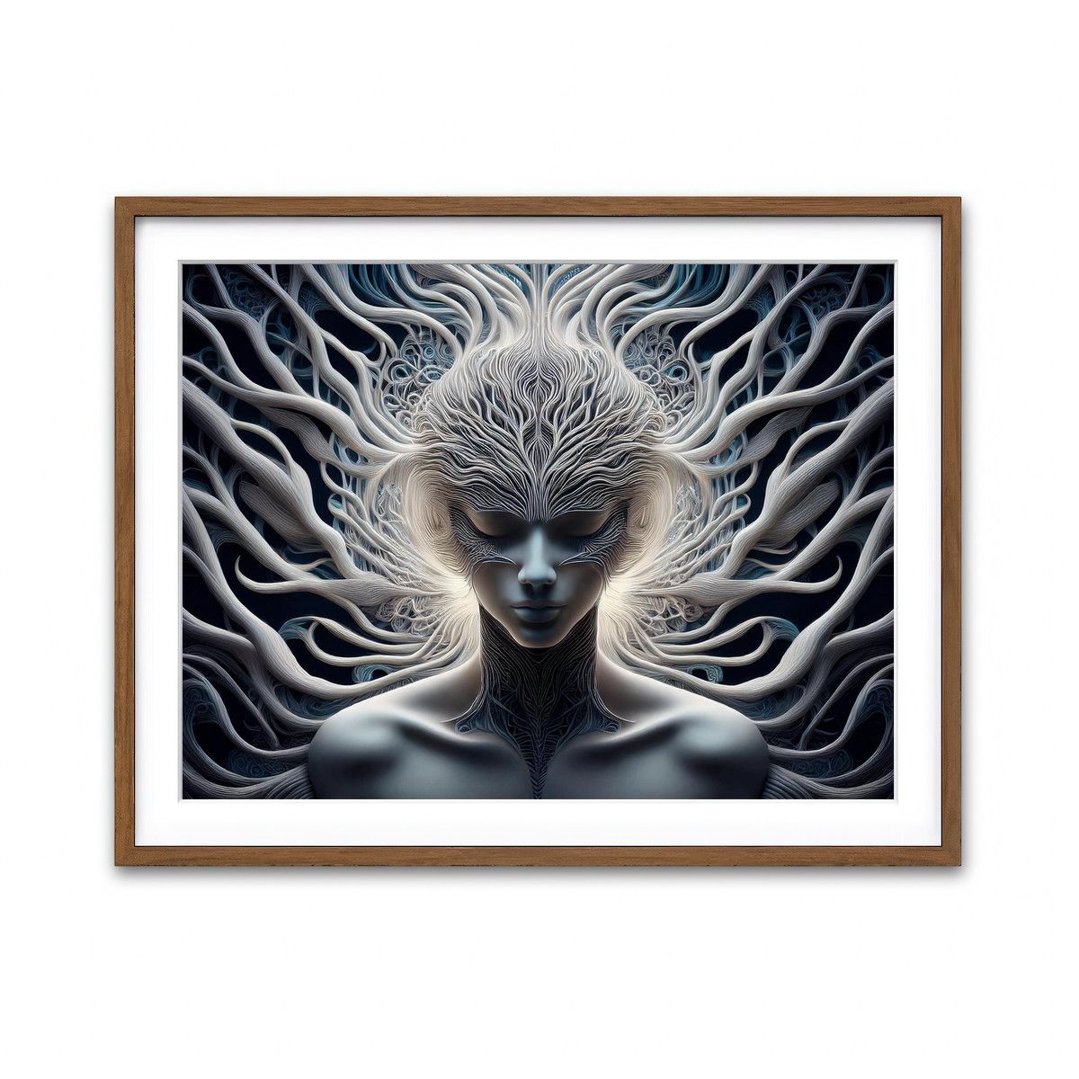 Framed Print 4x3 Walnut