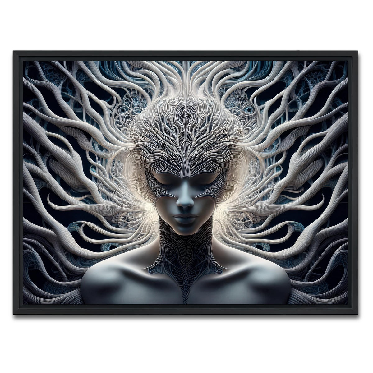AUTO-MOCKUP WHITE | Mind Control | 1 Piece | Black Framed Canvas | group=4x3