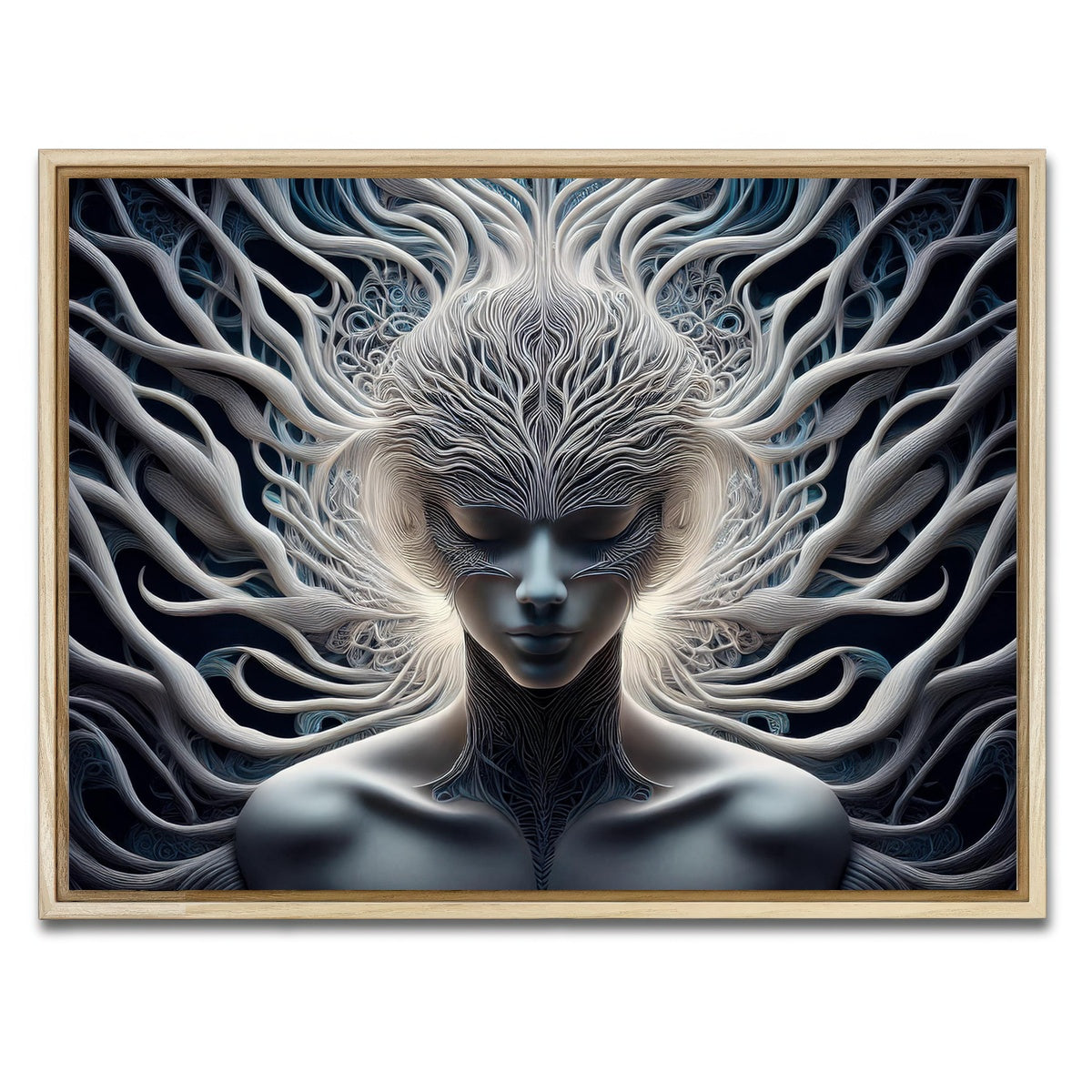 AUTO-MOCKUP WHITE | Mind Control | 1 Piece | Natural Framed Canvas | group=4x3
