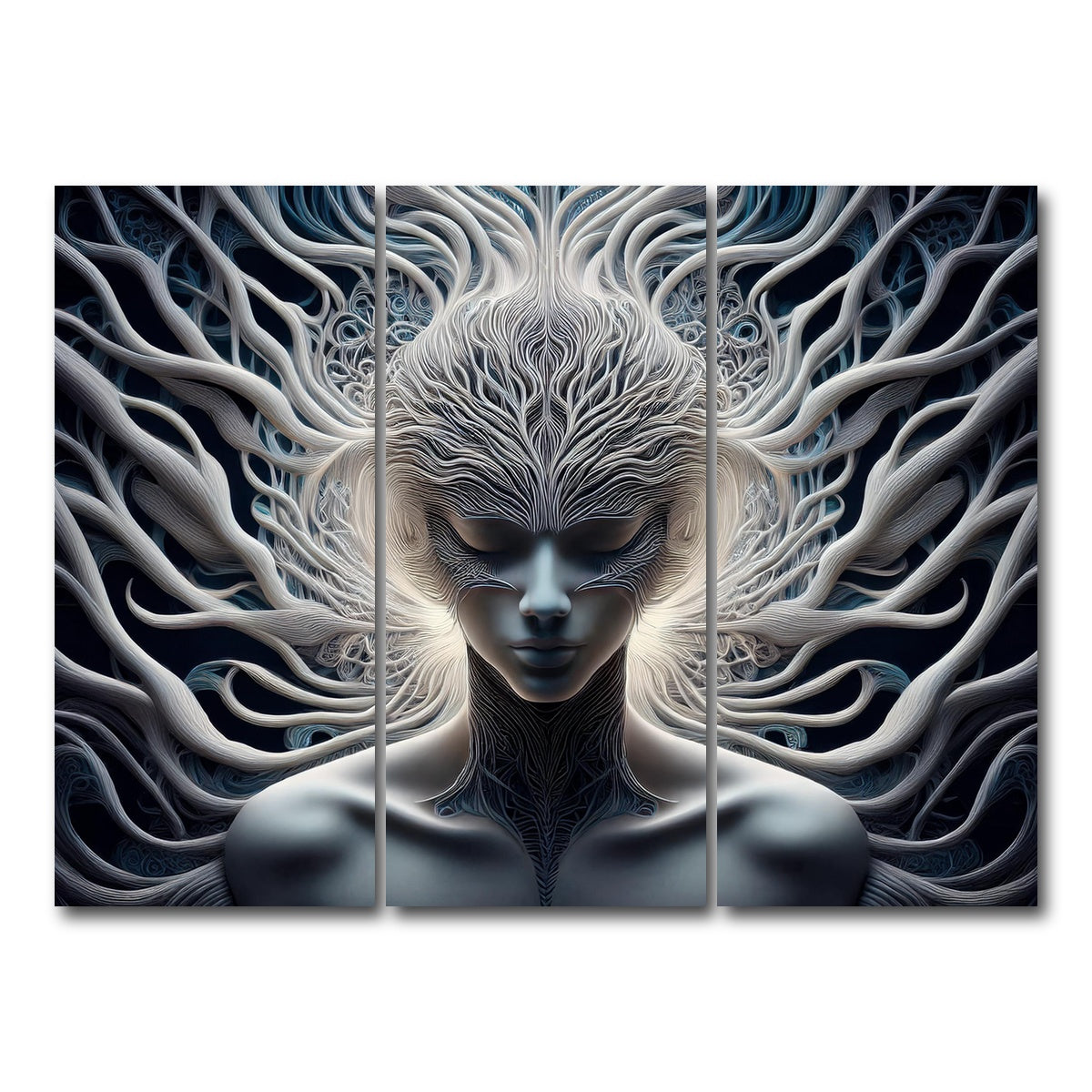 AUTO-MOCKUP WHITE | Mind Control | 3 Piece | Gallery Wrap Canvas | group=8x18