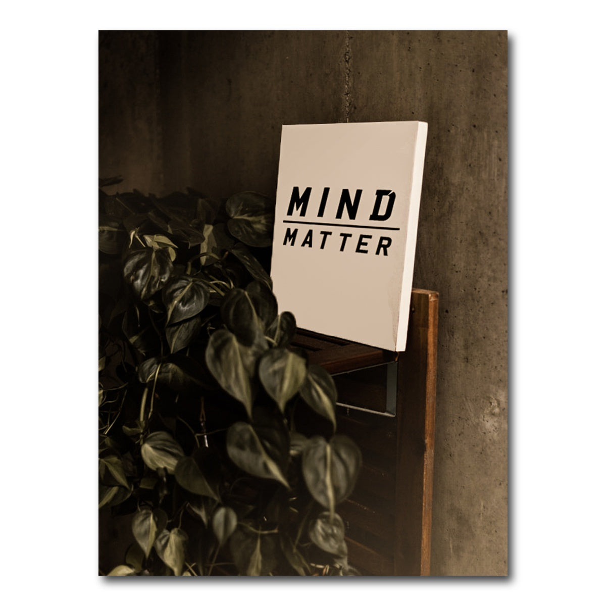AUTO-MOCKUP WHITE | Mind Over Matter | 1 Piece | Gallery Wrap Canvas | group=3x4
