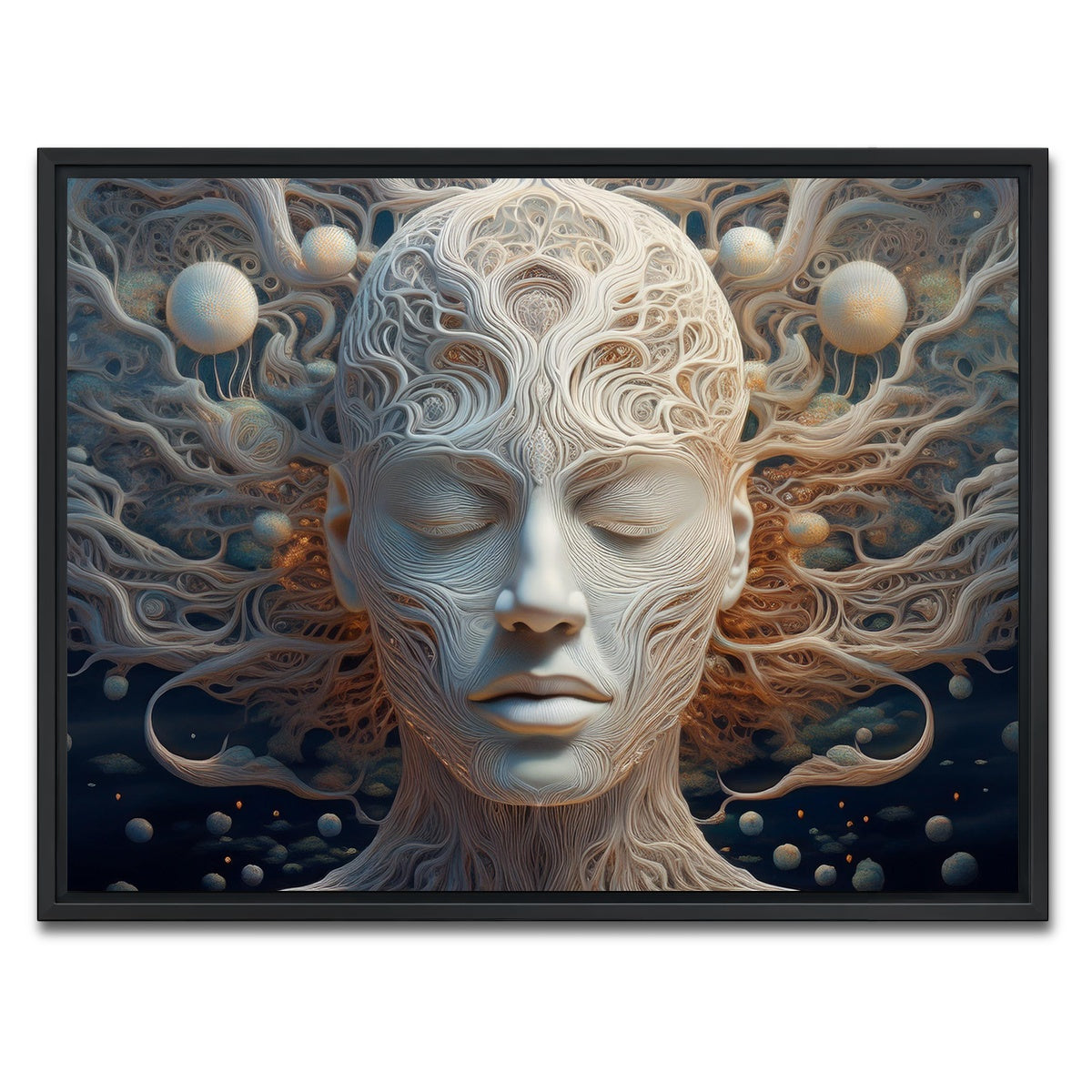 AUTO-MOCKUP WHITE | Mind Power | 1 Piece | Black Framed Canvas | group=4x3