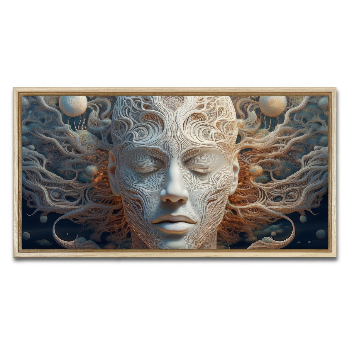 AUTO-MOCKUP WHITE | Mind Power | 1 Piece | Natural Framed Canvas | group=2x1