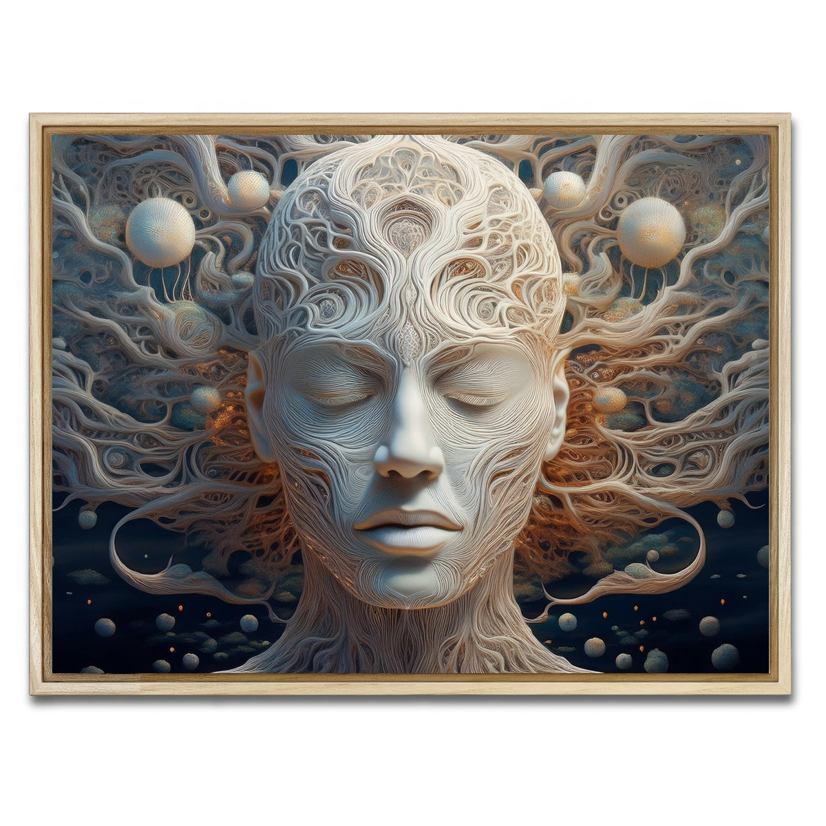 AUTO-MOCKUP WHITE | Mind Power | 1 Piece | Natural Framed Canvas | group=4x3