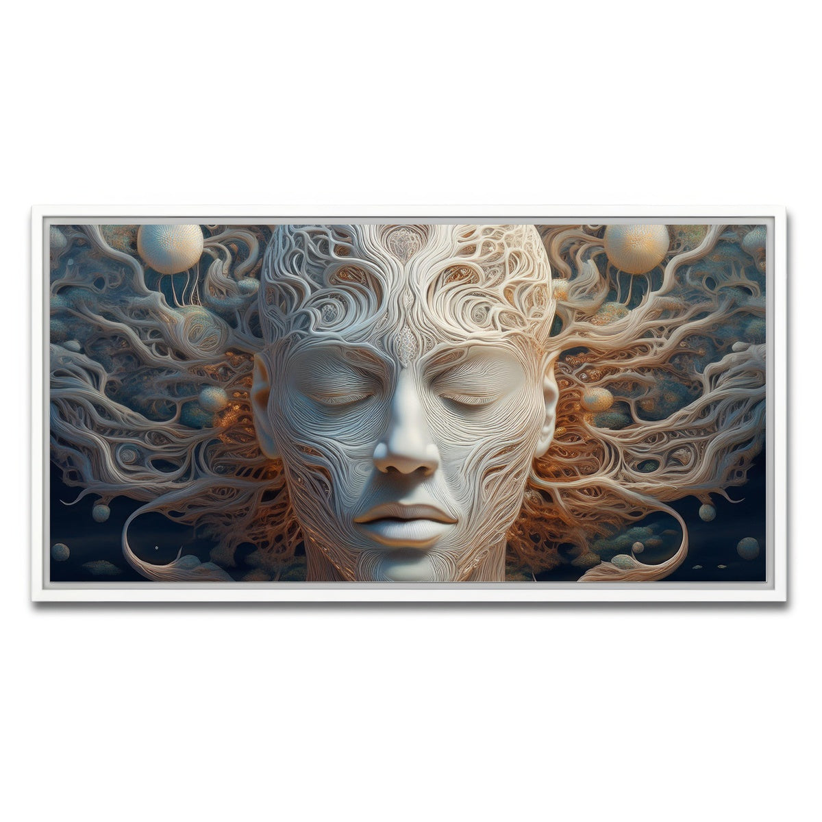 AUTO-MOCKUP WHITE | Mind Power | 1 Piece | White Framed Canvas | group=2x1