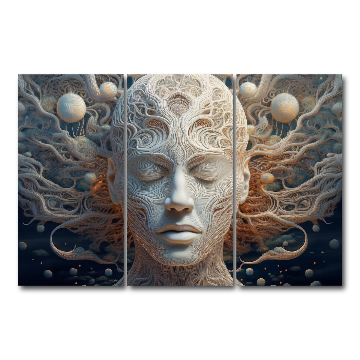 AUTO-MOCKUP WHITE | Mind Power | 3 Piece | Gallery Wrap Canvas | group=12x24