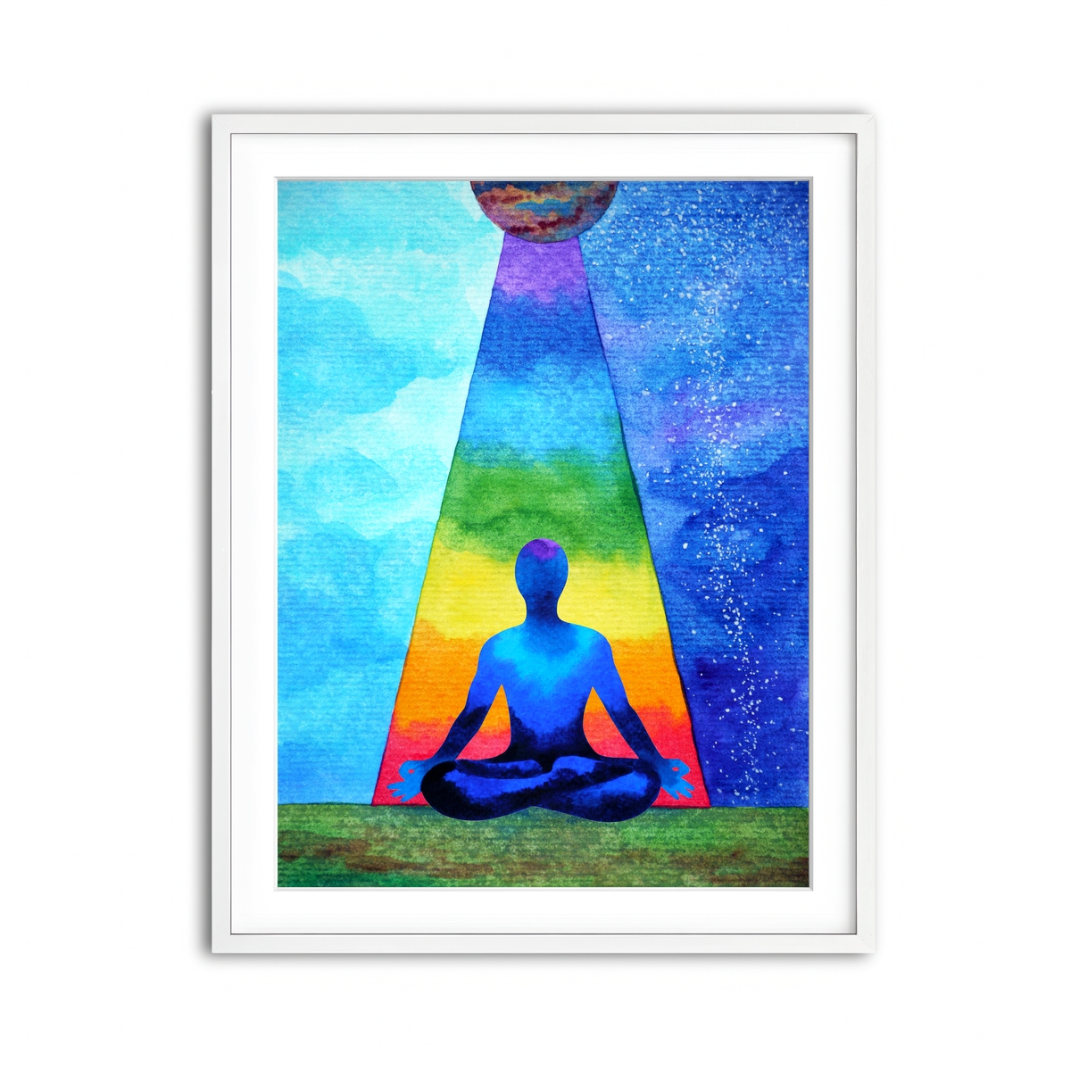 Framed Print 3x4 White