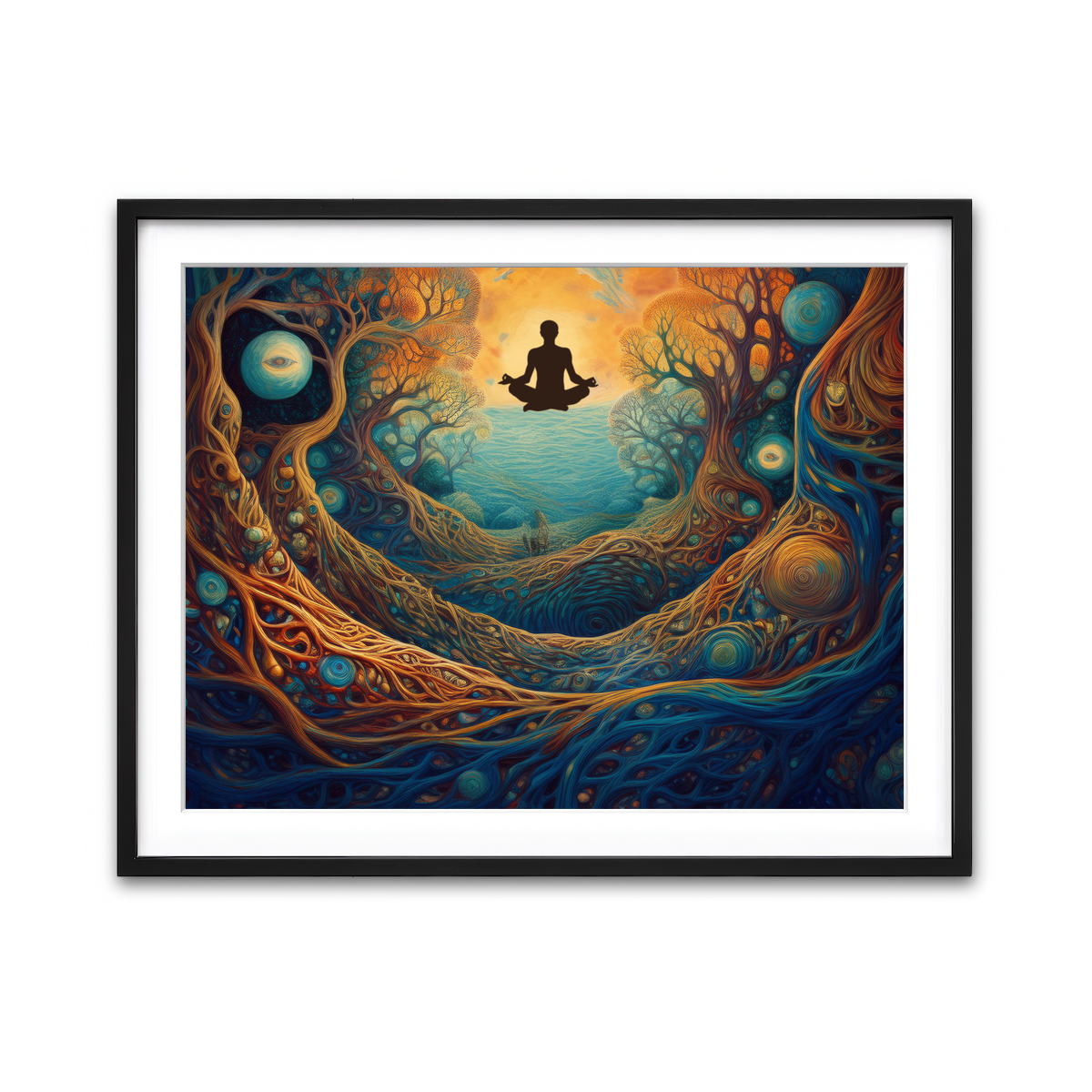 Framed Print 4x3 Black