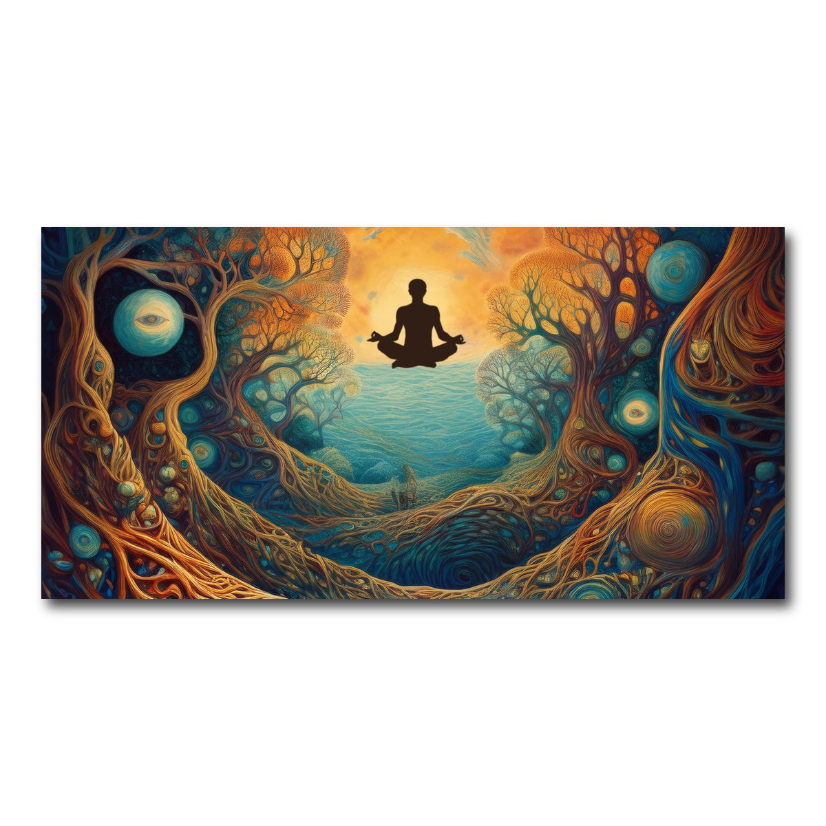 AUTO-MOCKUP WHITE | Mind web | 1 Piece | Gallery Wrap Canvas | group=2x1