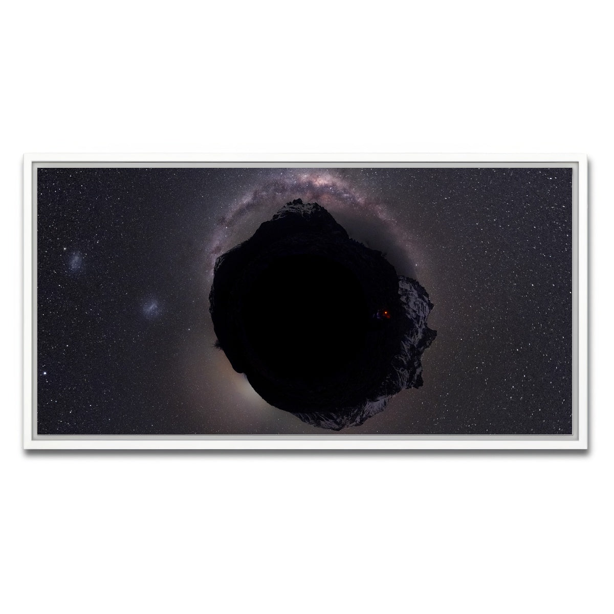 AUTO-MOCKUP WHITE | Mini Astro World | 1 Piece | White Framed Canvas | group=2x1