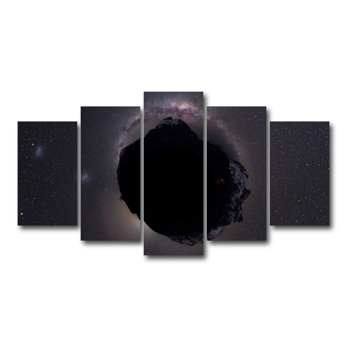 AUTO-MOCKUP WHITE | Mini Astro World | 5 Piece | Gallery Wrap Canvas | group=5_normal