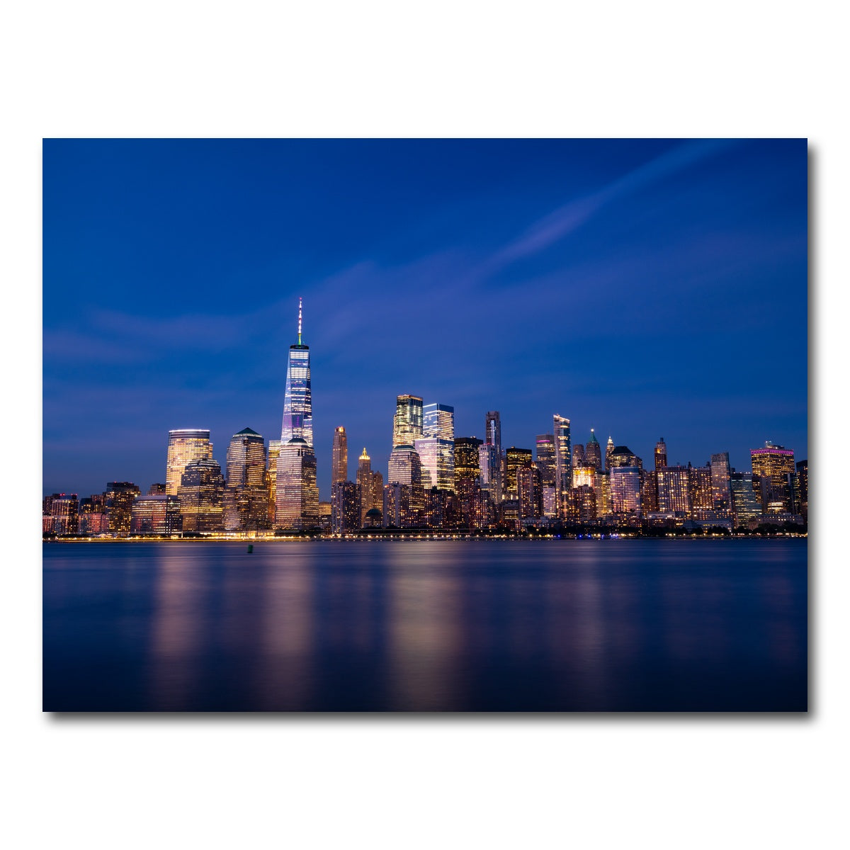 AUTO-MOCKUP WHITE | Minimal Blue | 1 Piece | Gallery Wrap Canvas | group=4x3