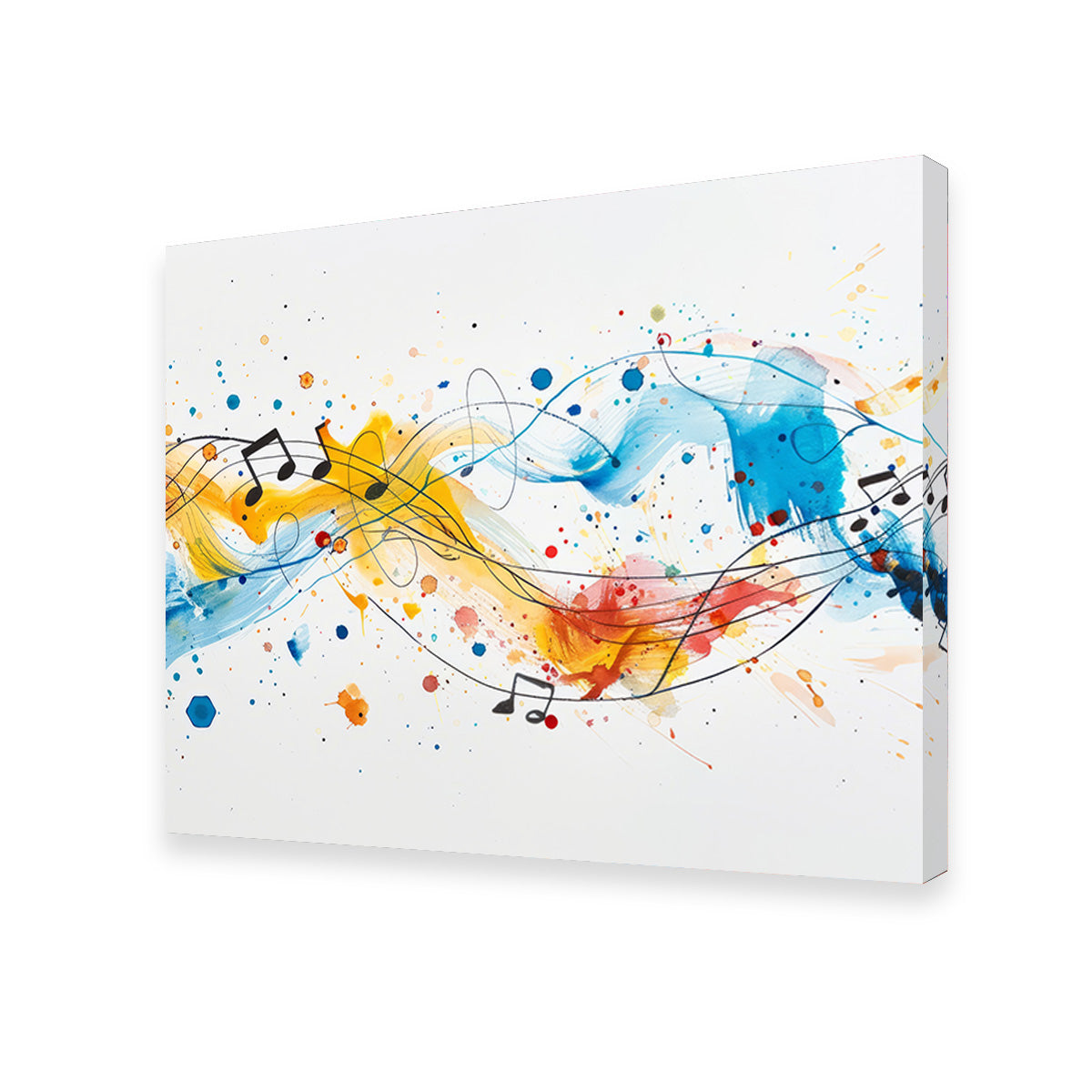 Minimalist Musical Notes Wall Art