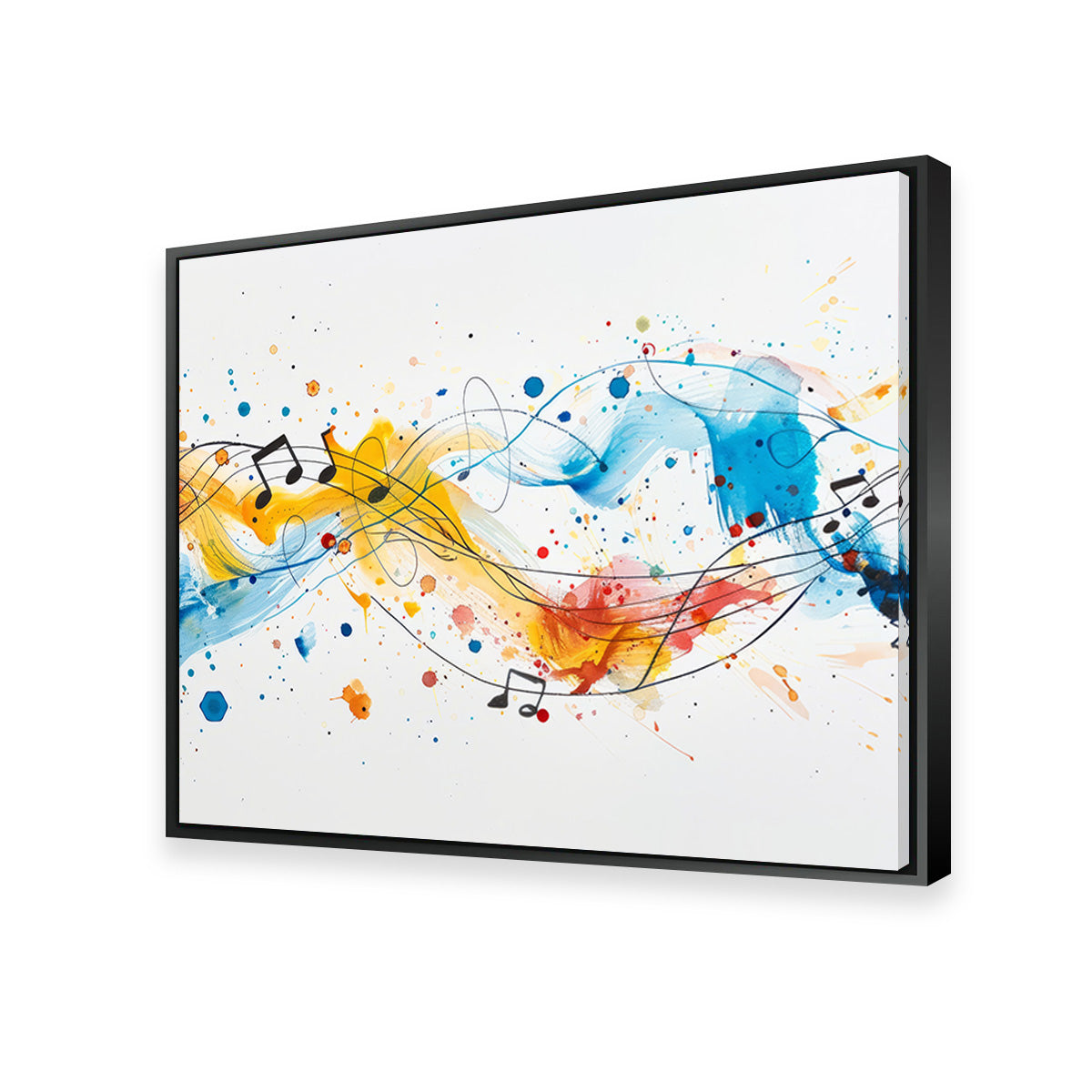 Minimalist Musical Notes Wall Art