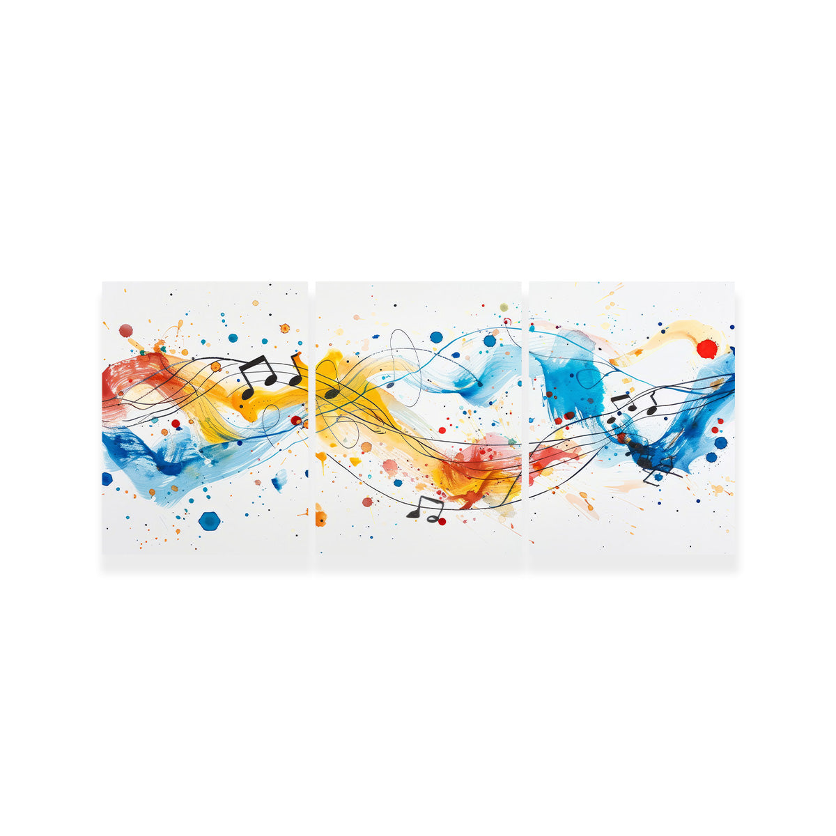 Minimalist Musical Notes Wall Art