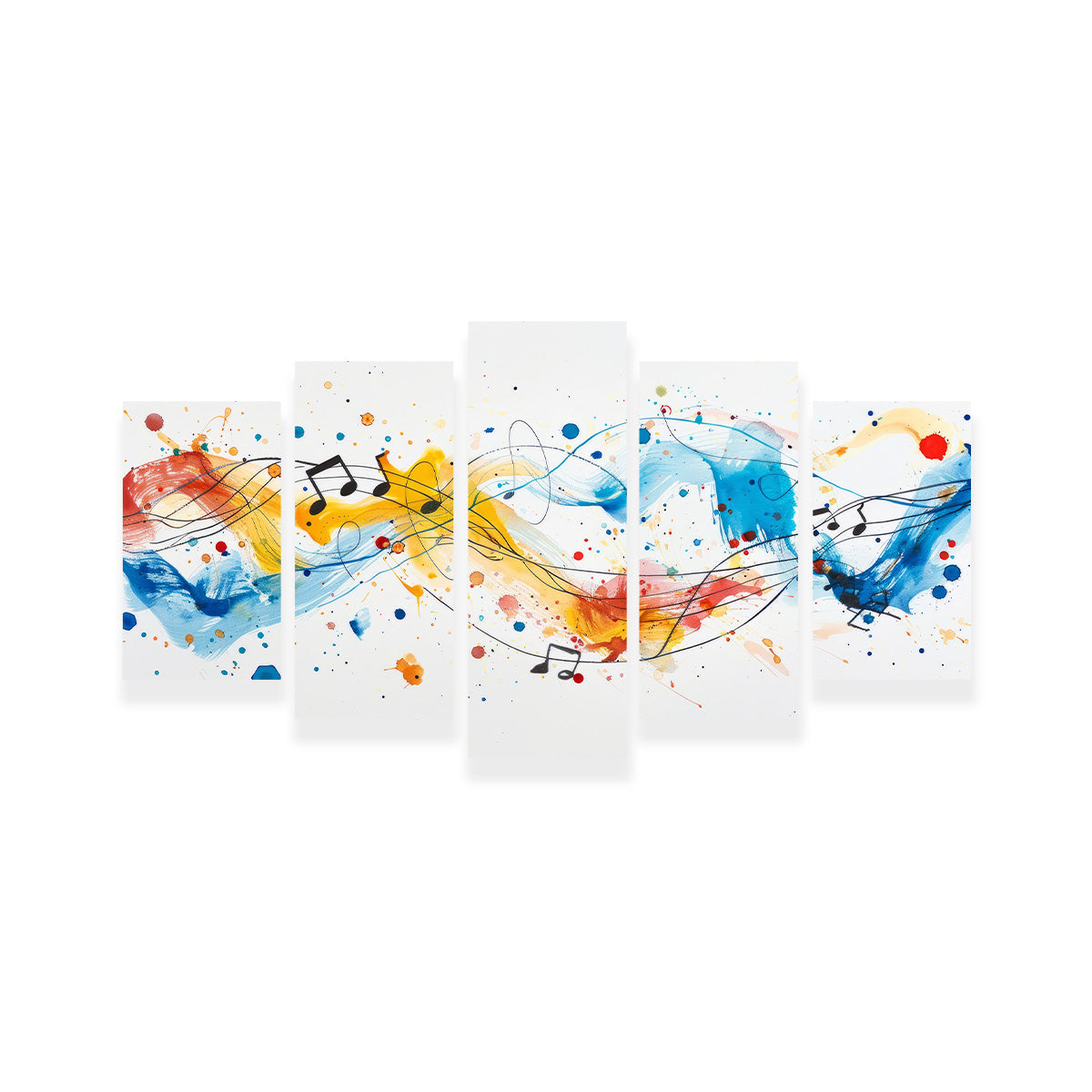 Minimalist Musical Notes Wall Art