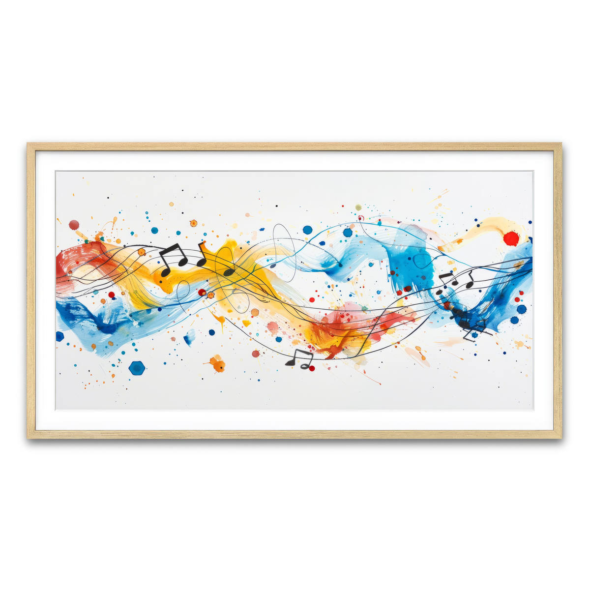 Framed Print 2x1 Natural