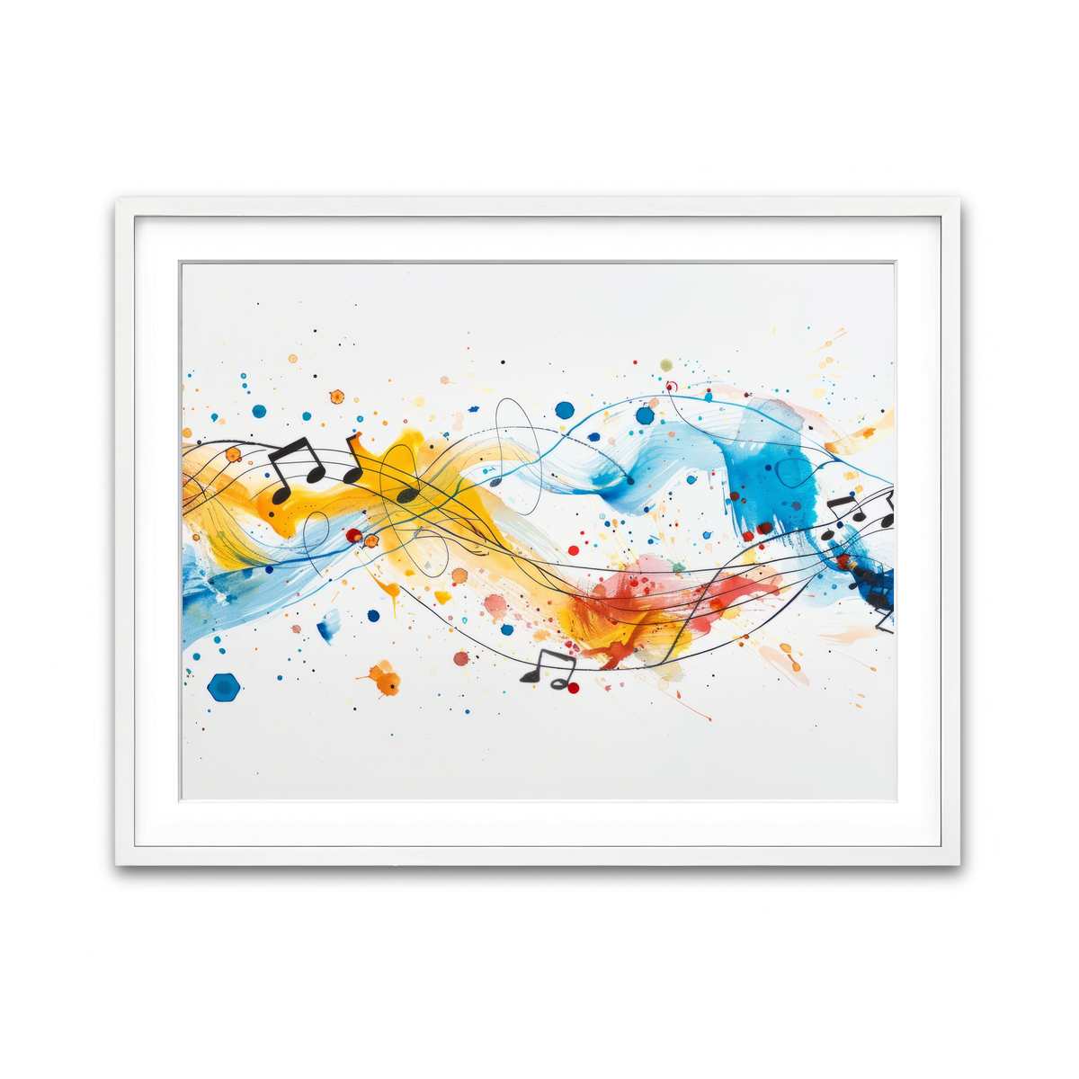 Framed Print 4x3 White