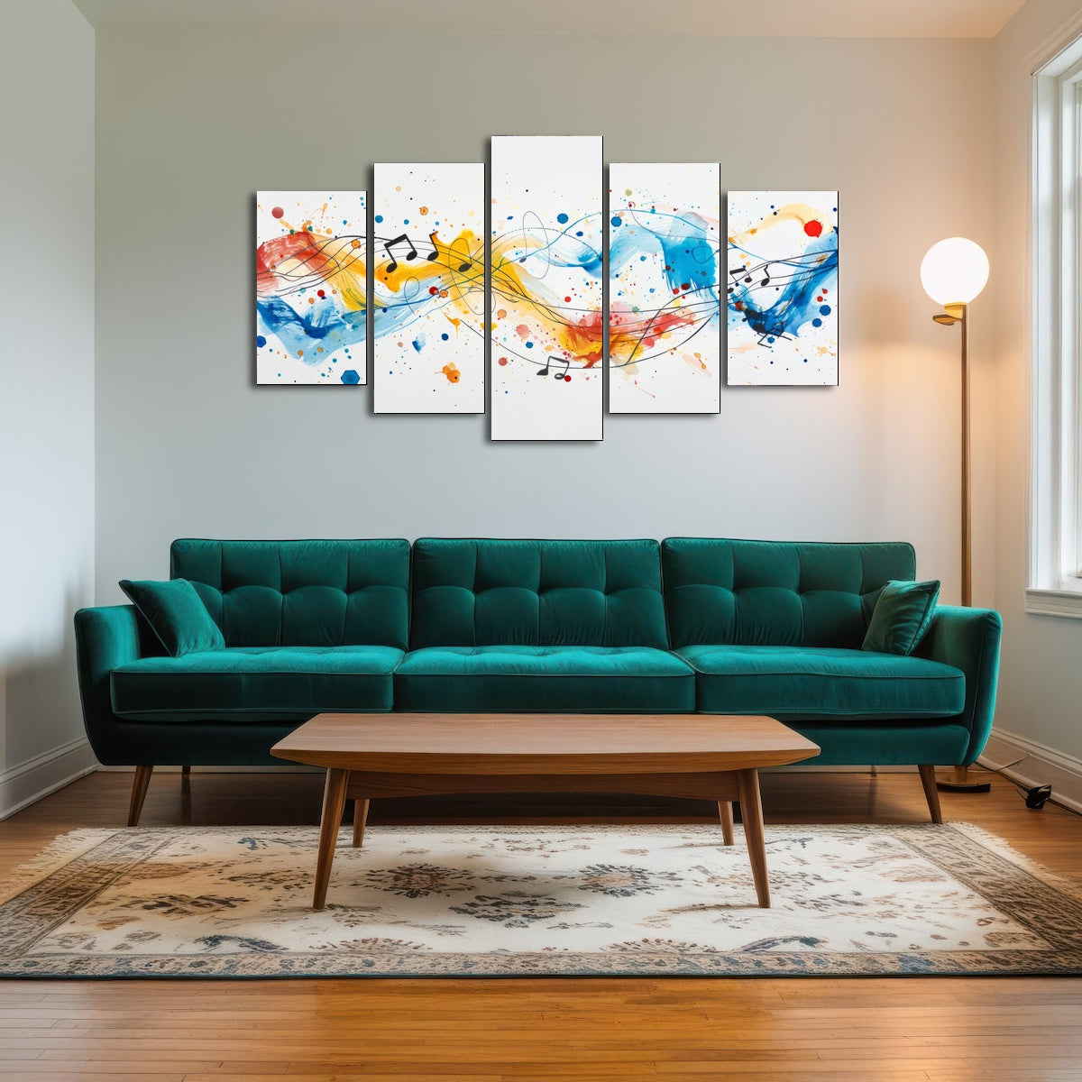 AUTO-MOCKUP ROOM | Minimalist Musical Notes