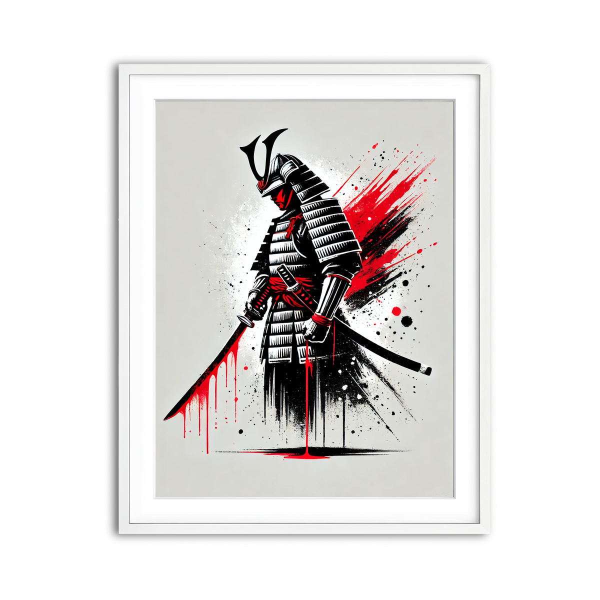 Framed Print 3x4 White