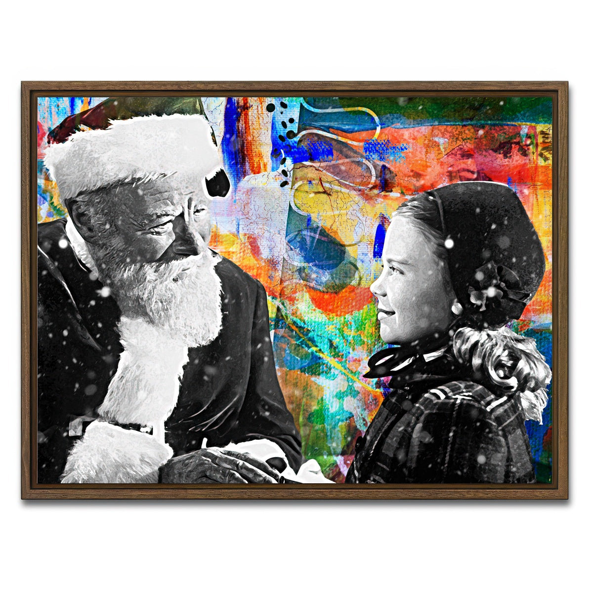 AUTO-MOCKUP WHITE | Miracle on 34th Street | 1 Piece | Walnut Framed Canvas | group=4x3