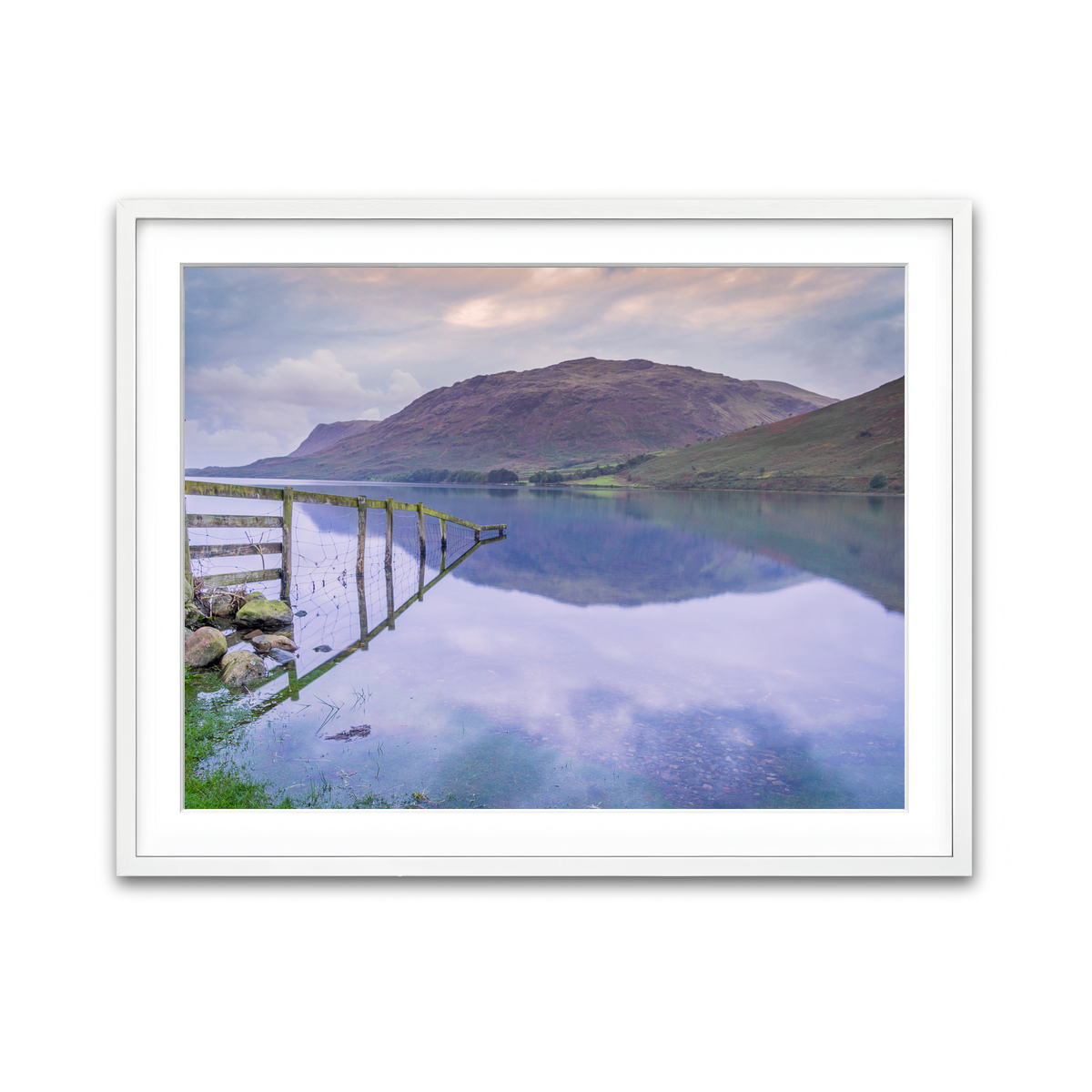 Framed Print 4x3 White