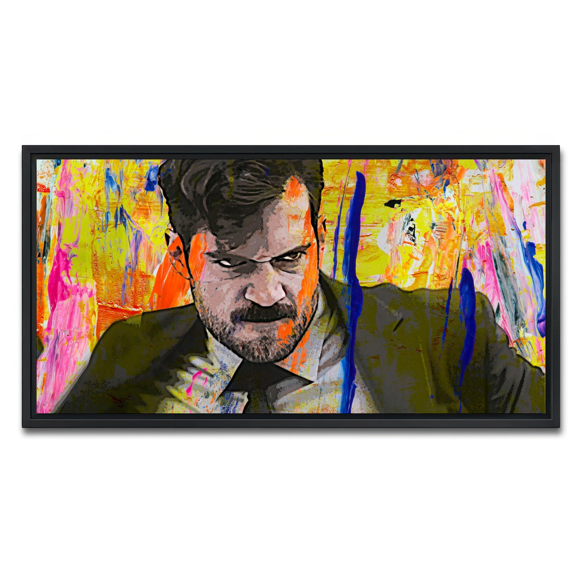 AUTO-MOCKUP WHITE | Mission Impossible Fallout - Cavill | 1 Piece | Black Framed Canvas | group=2x1