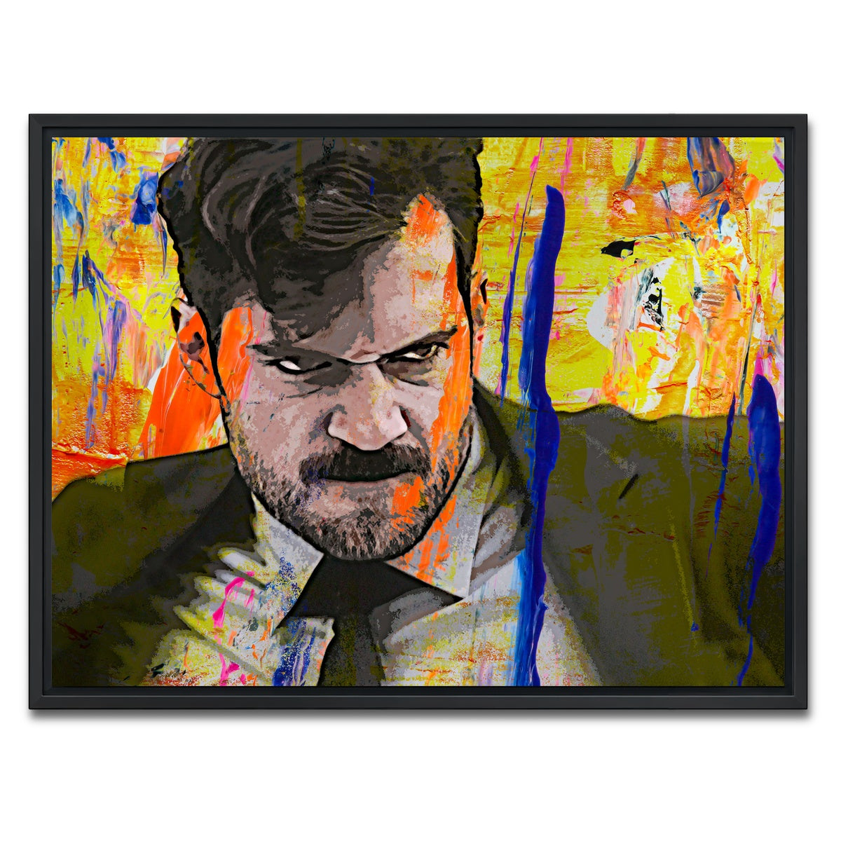 AUTO-MOCKUP WHITE | Mission Impossible Fallout - Cavill | 1 Piece | Black Framed Canvas | group=4x3