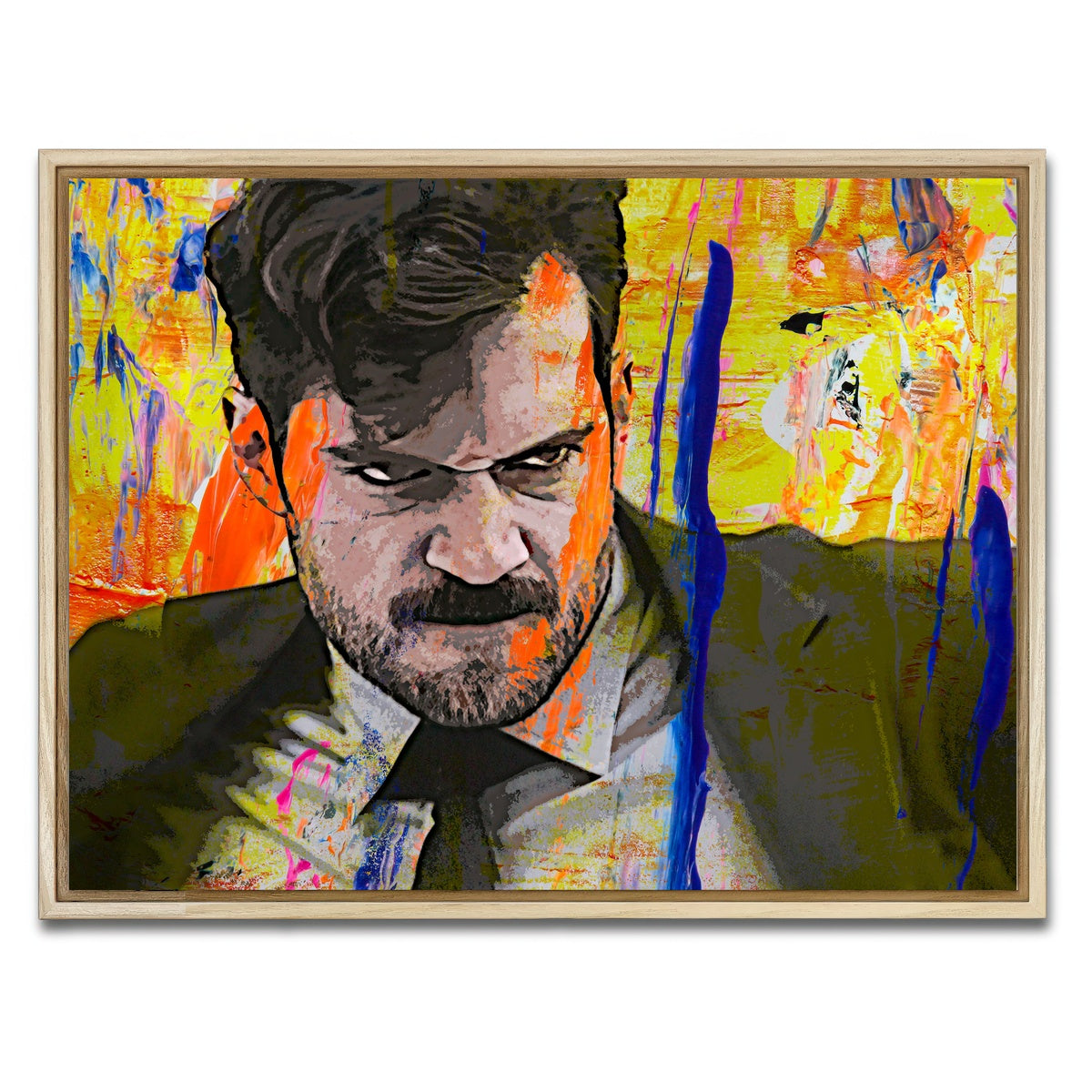 AUTO-MOCKUP WHITE | Mission Impossible Fallout - Cavill | 1 Piece | Natural Framed Canvas | group=4x3