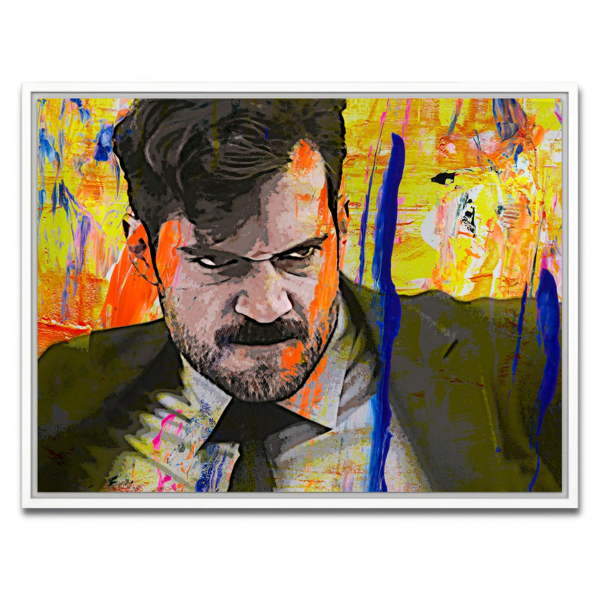 AUTO-MOCKUP WHITE | Mission Impossible Fallout - Cavill | 1 Piece | White Framed Canvas | group=4x3