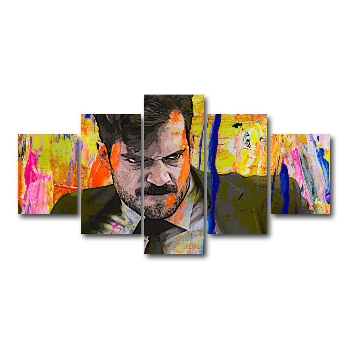 AUTO-MOCKUP WHITE | Mission Impossible Fallout - Cavill | 5 Piece | Gallery Wrap Canvas | group=5_short