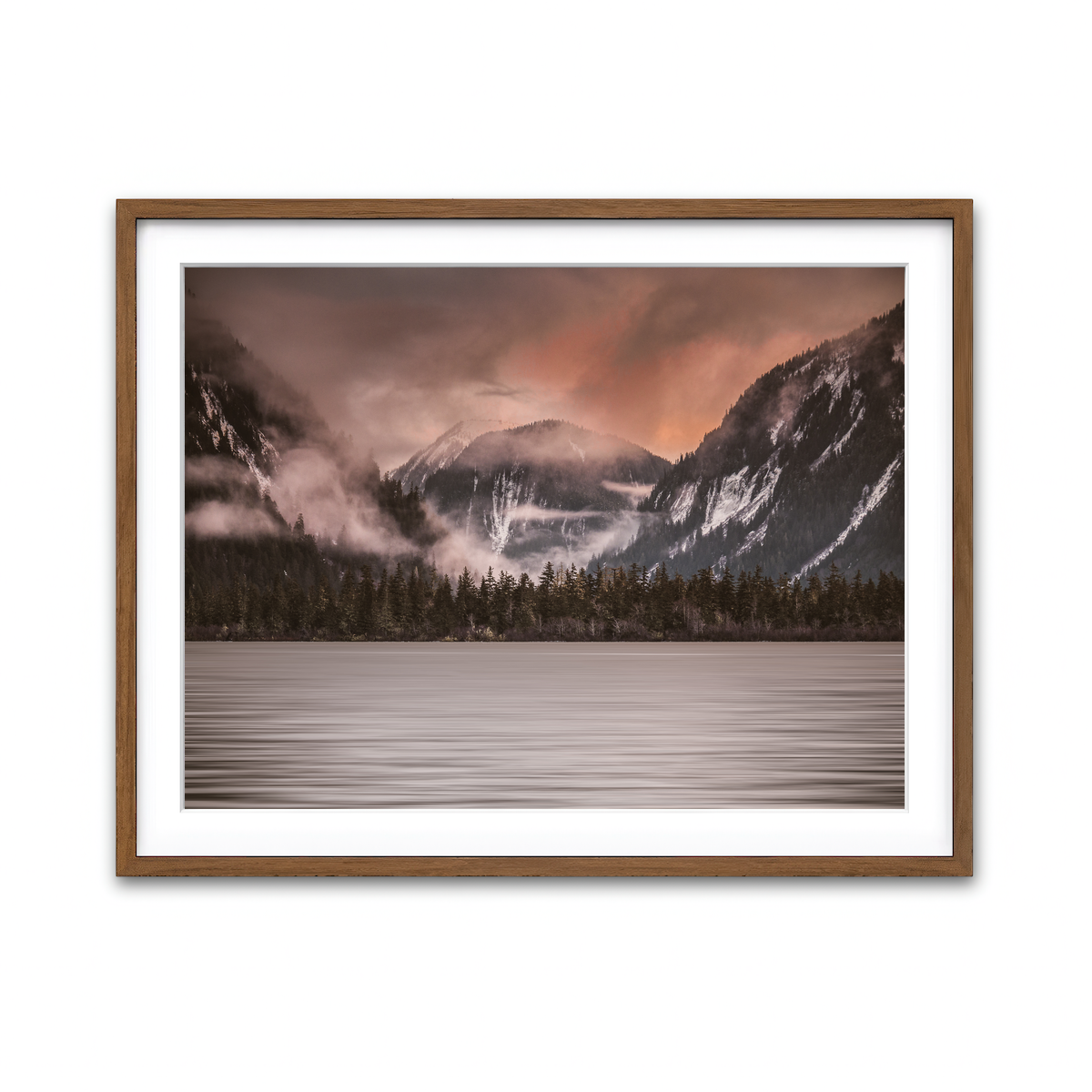 Framed Print 4x3 Walnut