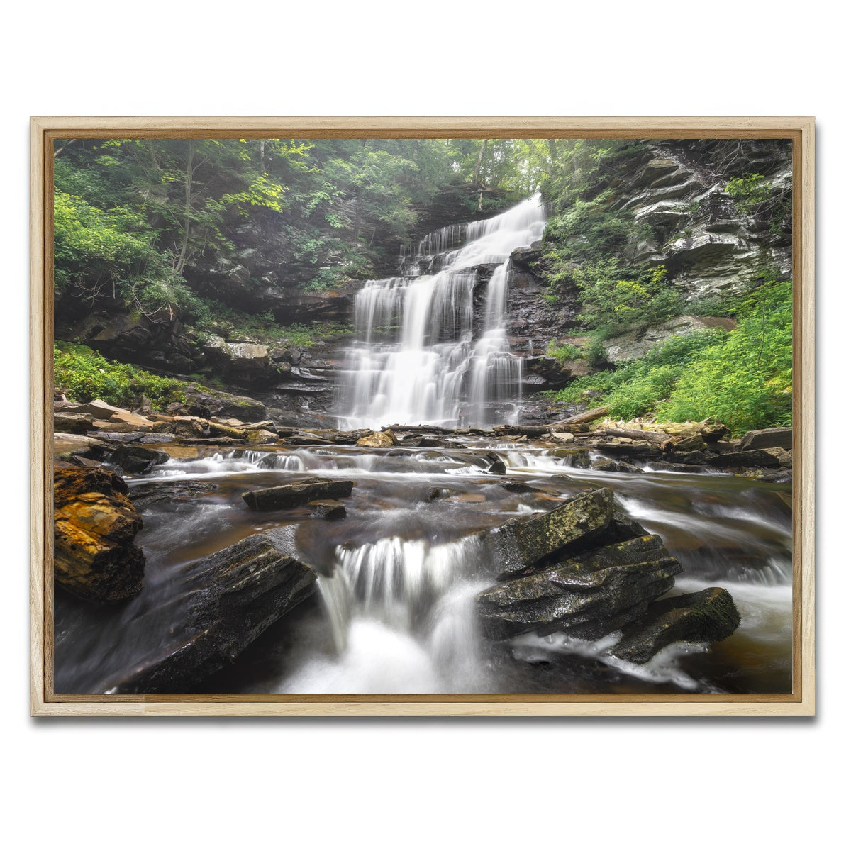AUTO-MOCKUP WHITE | Misty Monster | 1 Piece | Natural Framed Canvas | group=4x3