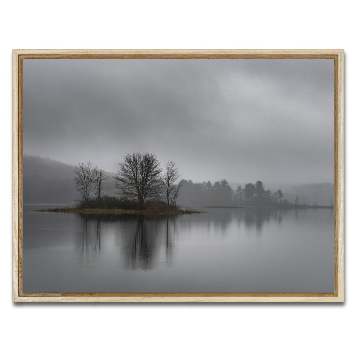 AUTO-MOCKUP WHITE | Misty Mornings | 1 Piece | Natural Framed Canvas | group=4x3