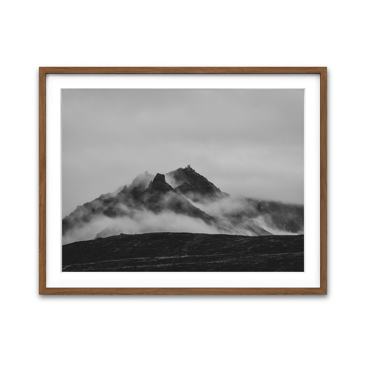 Framed Print 4x3 Walnut